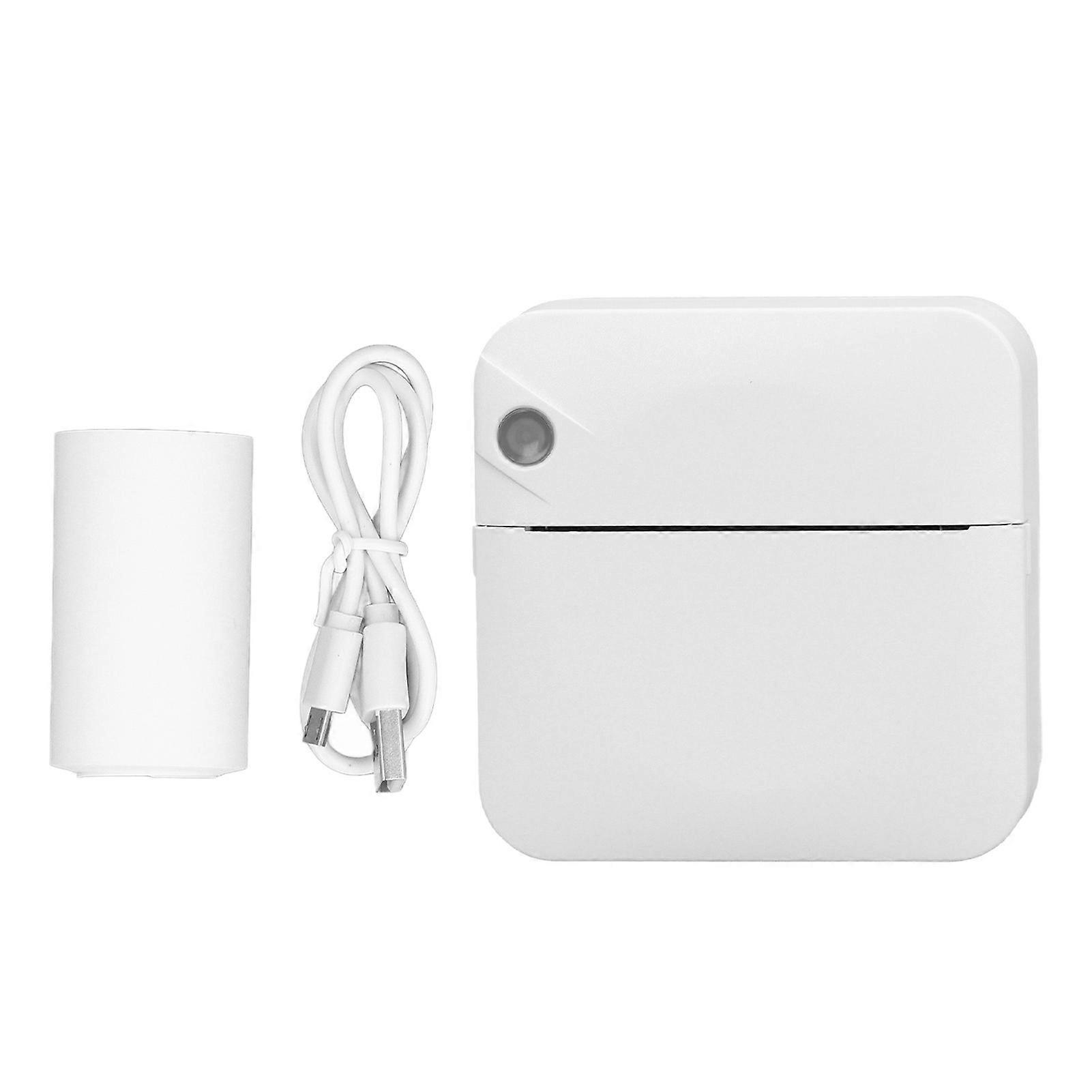 Mini 200dpi High Resolution 1000mAh Rechargeable Portable Bluetooth Thermal Printer with 1 Roll Paper