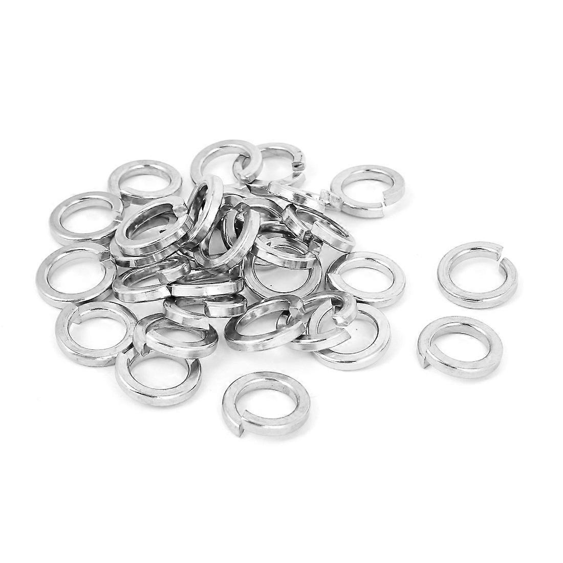 IIVVERR 30pcs 1/2 Inch 316 Stainless Steel Split Lock Spring Washers for Screw Spacing and Locking Applications