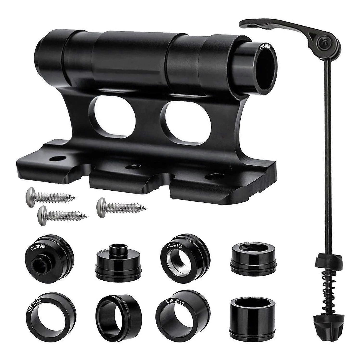 Versatile Front Fork Mount Block,Quick Release Thru Axle Road Bicycle Bracket Adapters for Truck/Tr