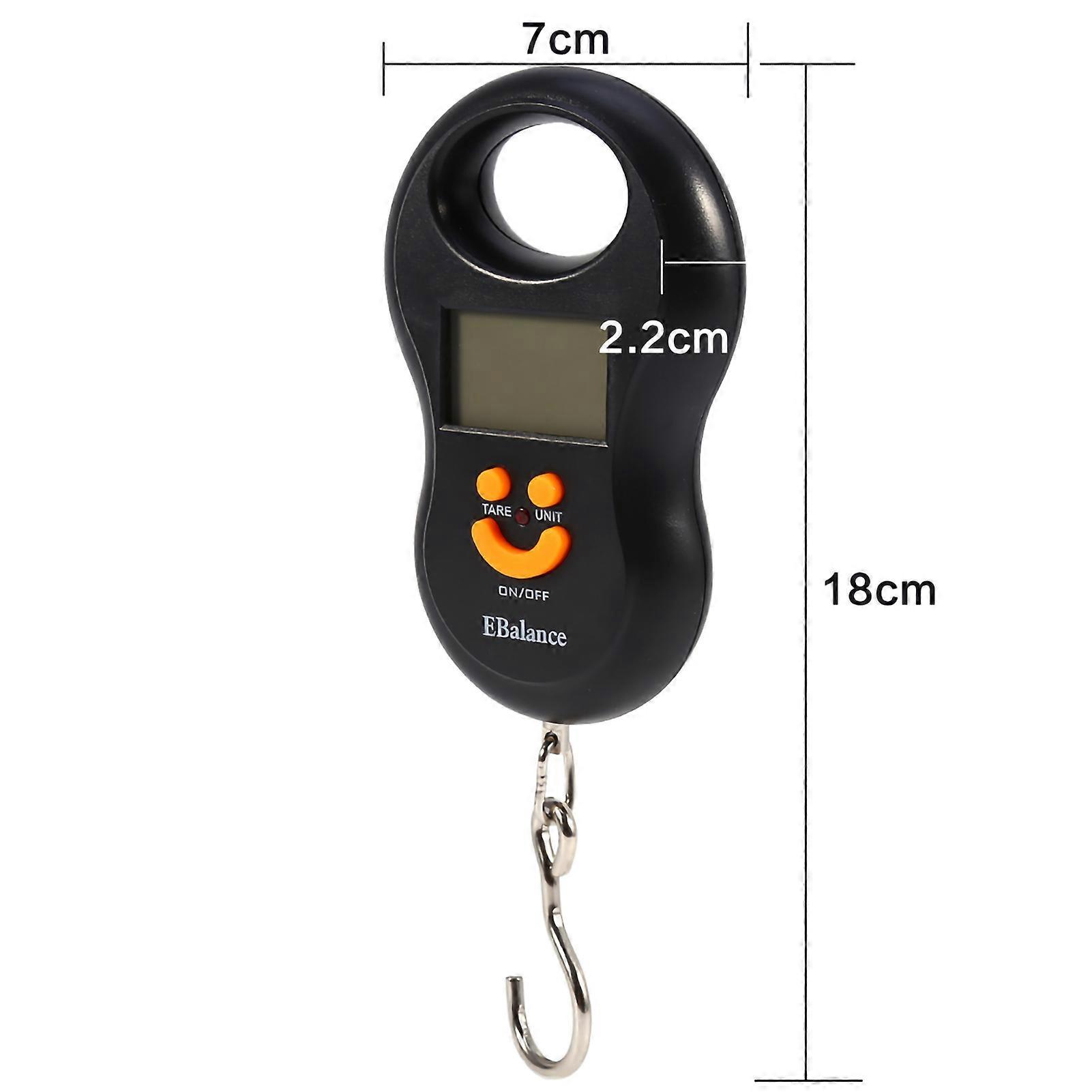 Portable 50kg/10g LCD Digital Hanging Weight Electronic Luggage Hook Scale