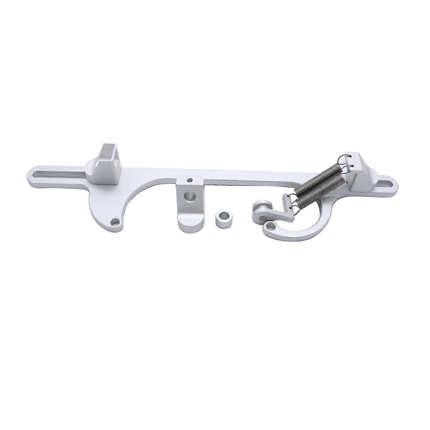 1 SET  Billet Aluminum Throttle Cable Bracket Silver Adjustable Carburetor Bracket Compatible with 4150 4160 Series