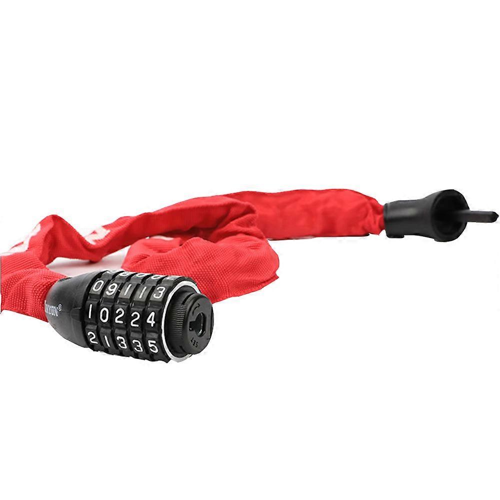 Bicycle lock with numbers, bicycle chain lock