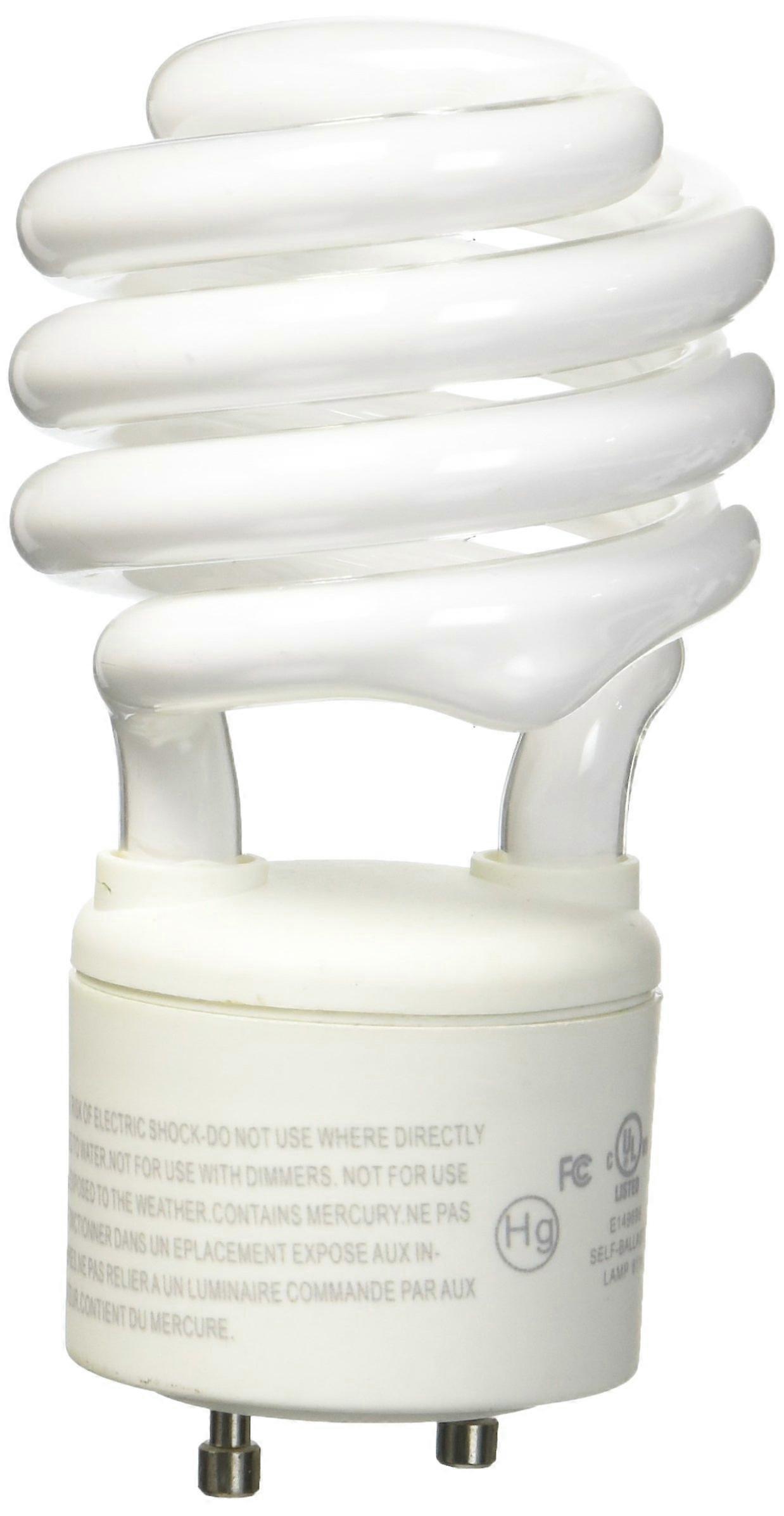 33123SP35K 23-Watt GU Spring Lamp Light Bulb, 3500K Warm White, Energy Efficient Lighting, Standard Base