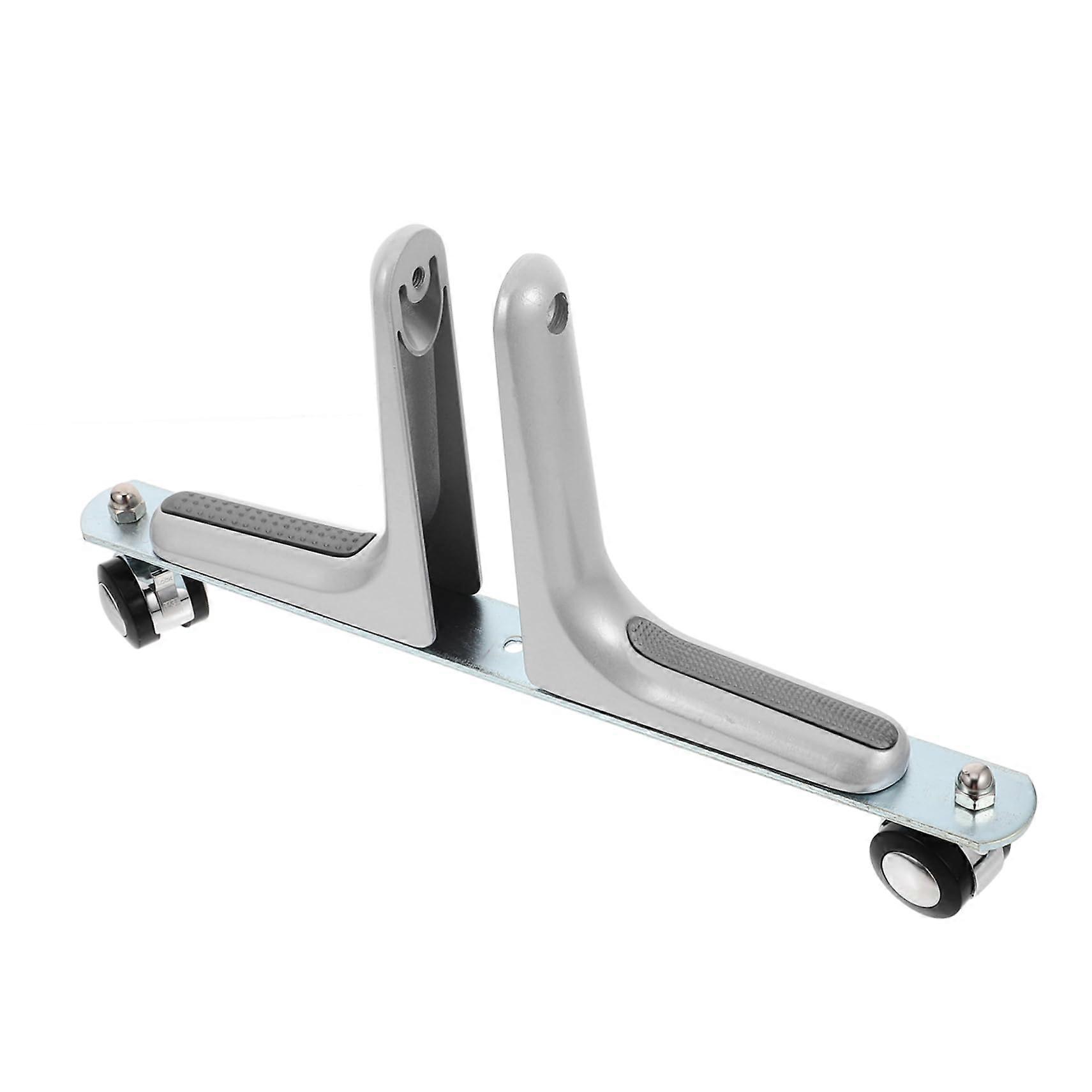 Folding Privacy Screens Stand Room Divider with Wheels Stabilizer Feet and Removable Clamps for Household Use