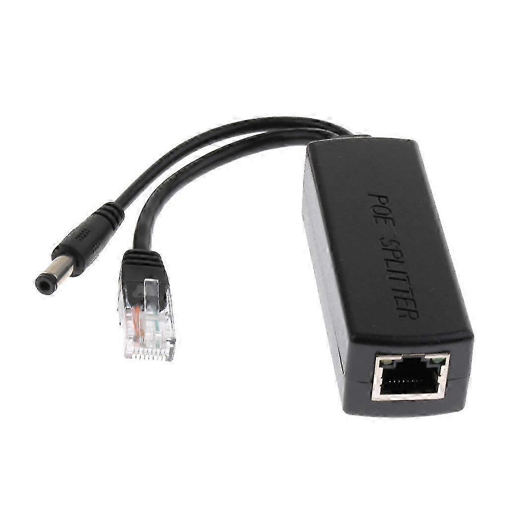 1Piece 12V PoE Power Over Ethernet Splitter Adapter