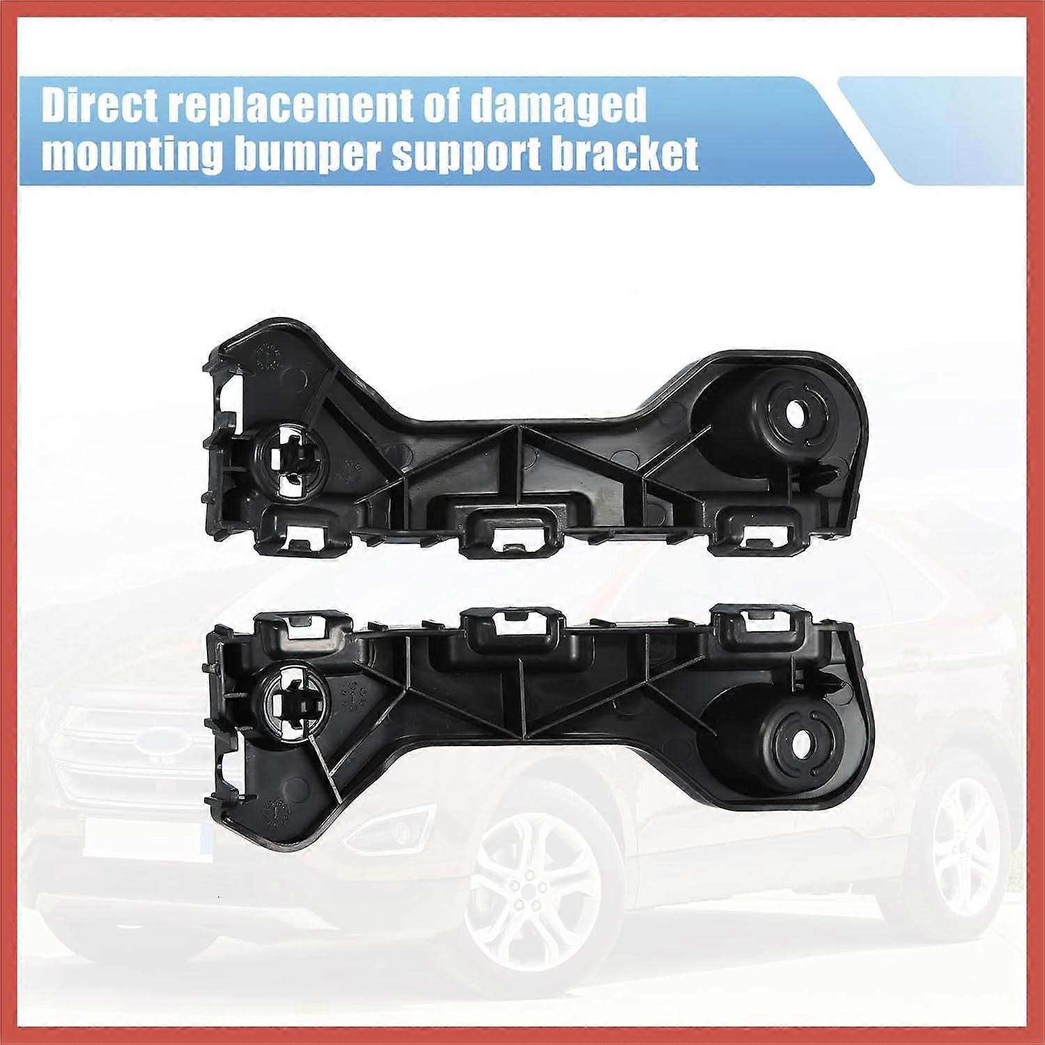 thumbnail image 2 of Front Bumper Side Brackets (Left & Right) For 2011-2014 Ford Edge - Set Of 2 2 of 5