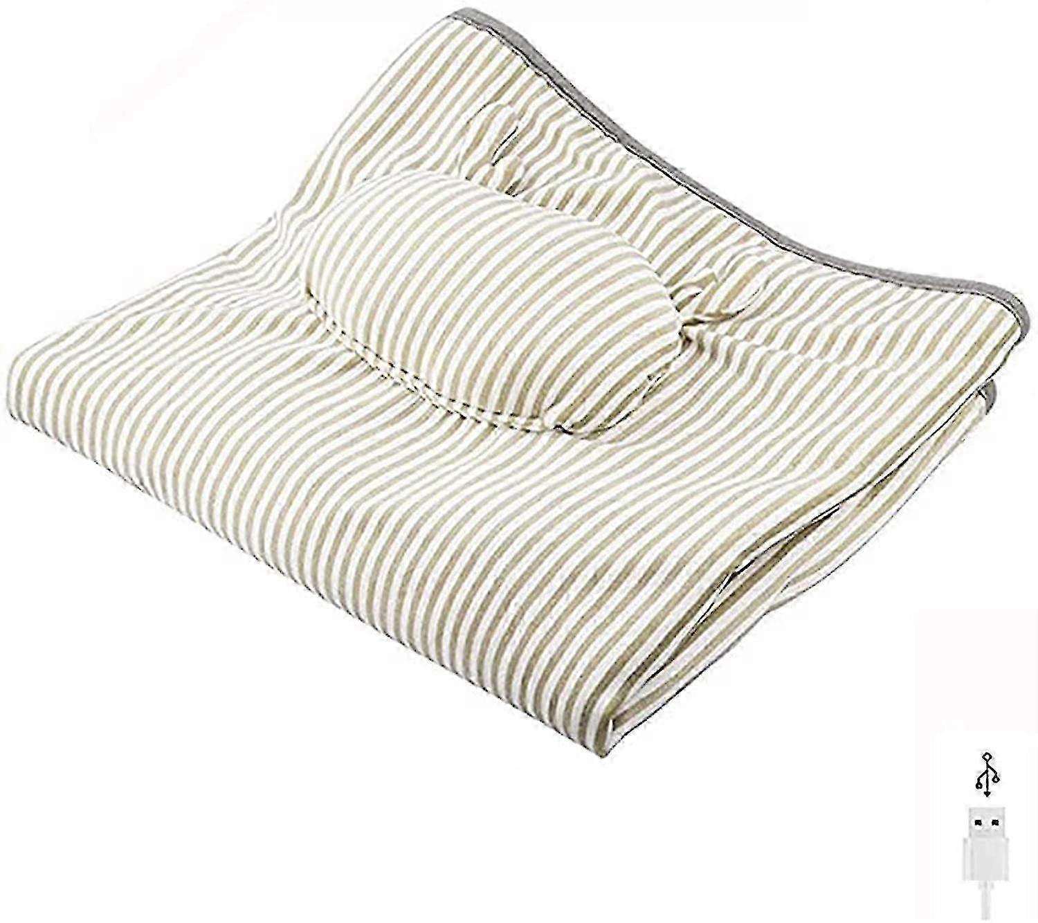 Usb Blanket With 3 Heat Settings Color Heated Blanket Heated Shawl Electric Plush Blanket Usb Rechargeable Shawl Electric Heated Pad Plush Arm