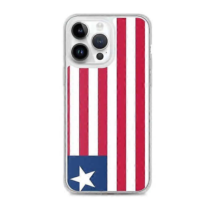 iPhone Case - Liberia Flag - iPhone 14 Pro Max - Flexible - Multicolor - Unique Design