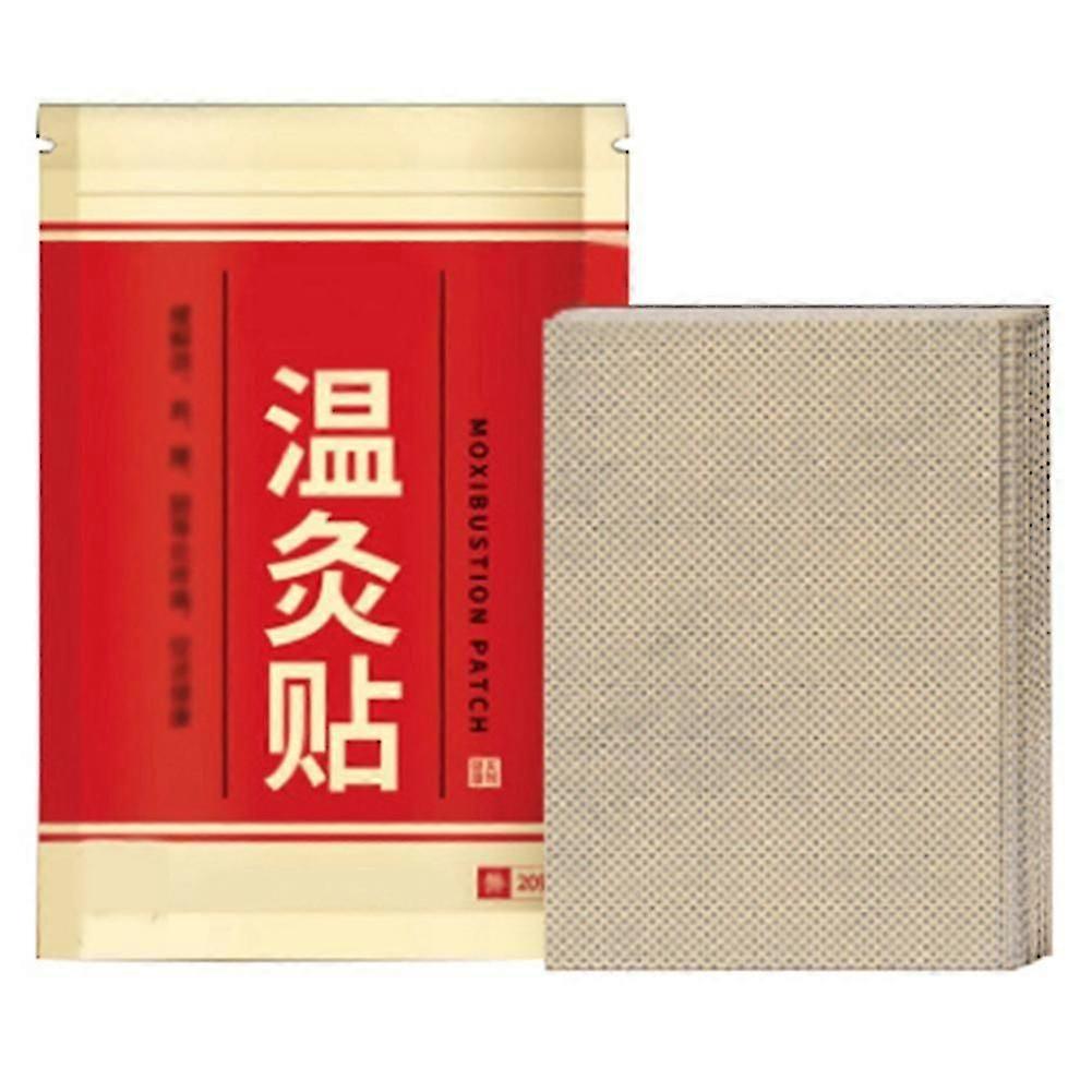20 st/ask Malört Moxa Patch Pad Hälsovård Moxibustion Värmeplåster Klistermärken