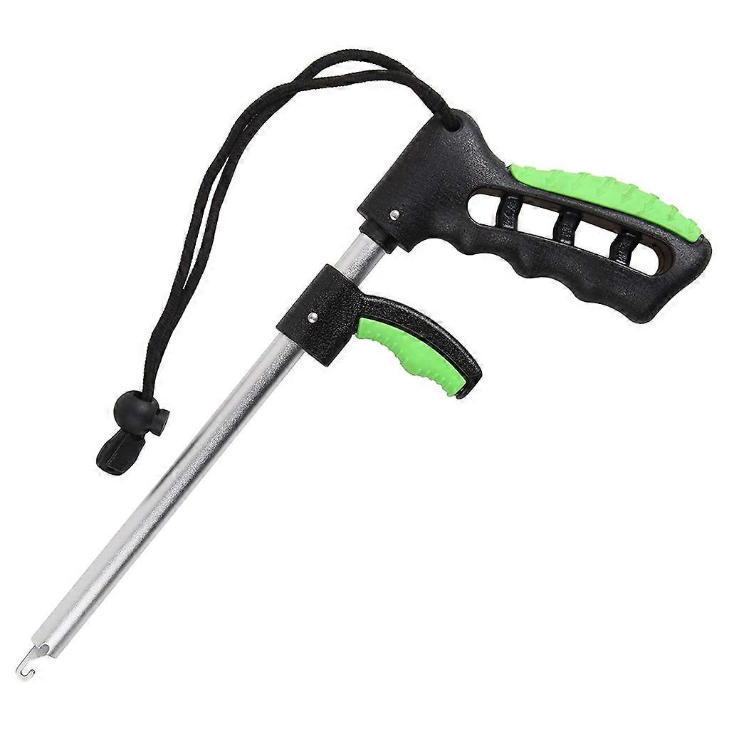 Fishing Hook Bait Line Abstract Fishing Tackle Hook Extractor Aluminum Alloy Simple Hook Remover with Anti Lost String BK M