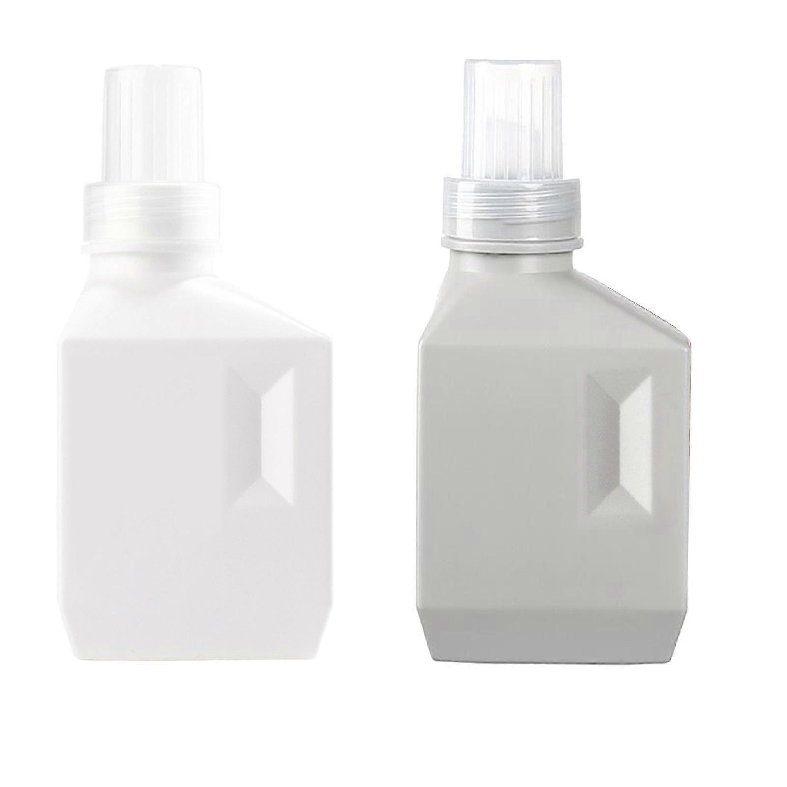 2Pcs Refillable Laundry Bottle Liquid Container for Softener Sub Bottling