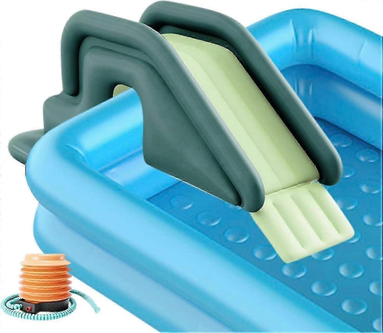 Above Ground Pool Slide - Tilt-proof, Fun Play In Outdoor Water Park ...