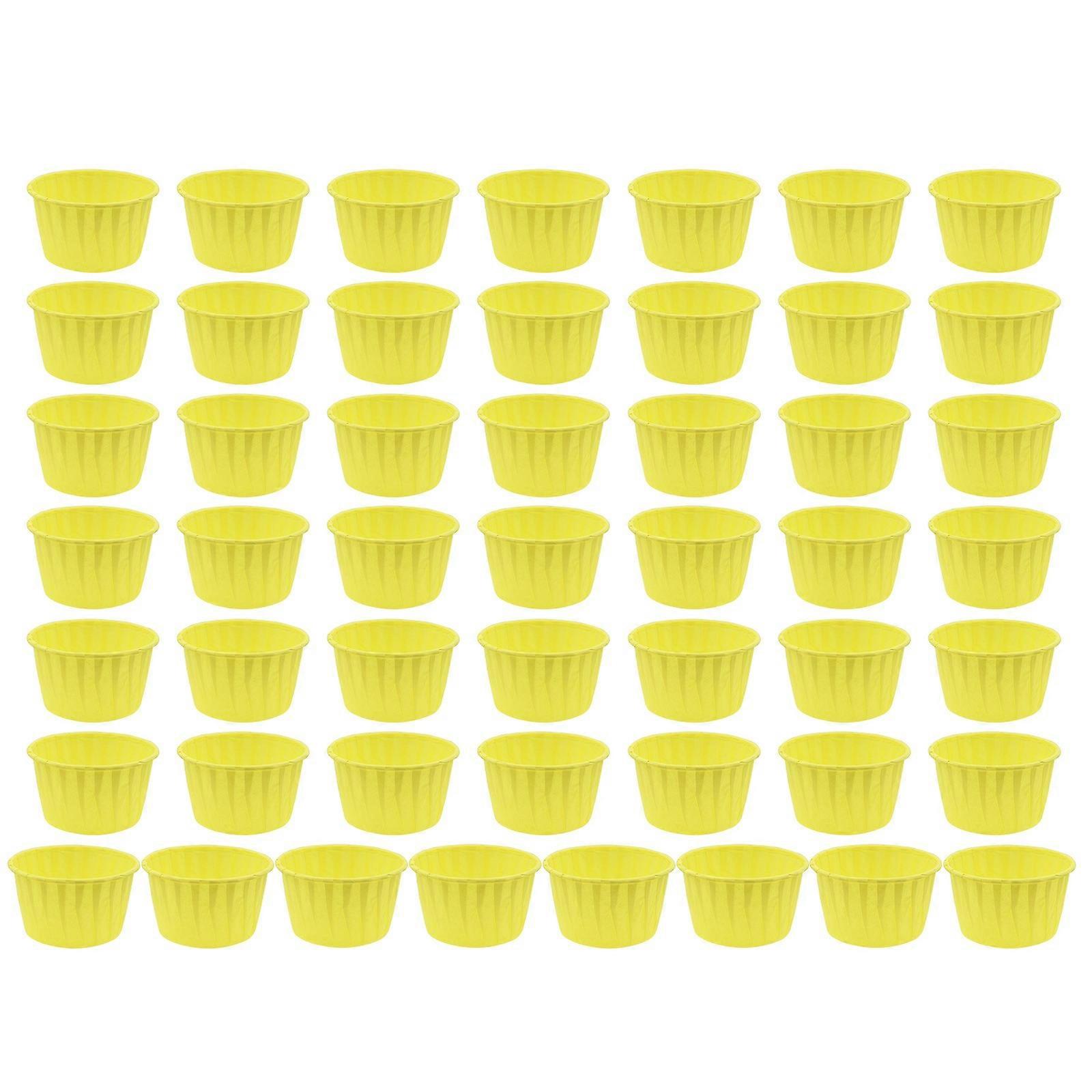 50Pcs Cupcake Liners Greaseproof Paper Grade Odorless Baking Cups Cupcake For Wedding Birthday Natural