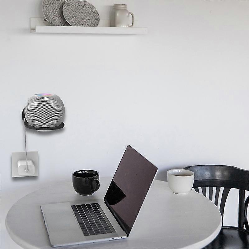 Wall Mount Stand Hanger Bracket Holder for Home Pod Mini Space-Saving Solution for Smart Home Transparent