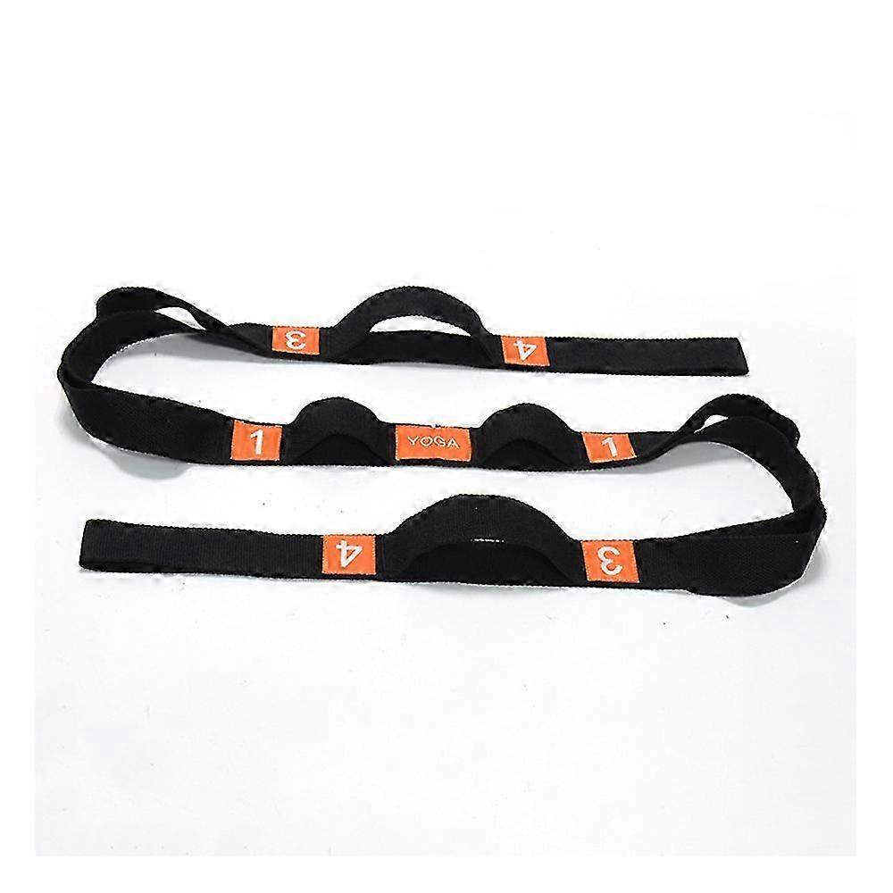 Cotton Exercise Band for Yoga Stretching with Multiple Grip Loops, Ideal for Hot Yoga and Physical Therapy