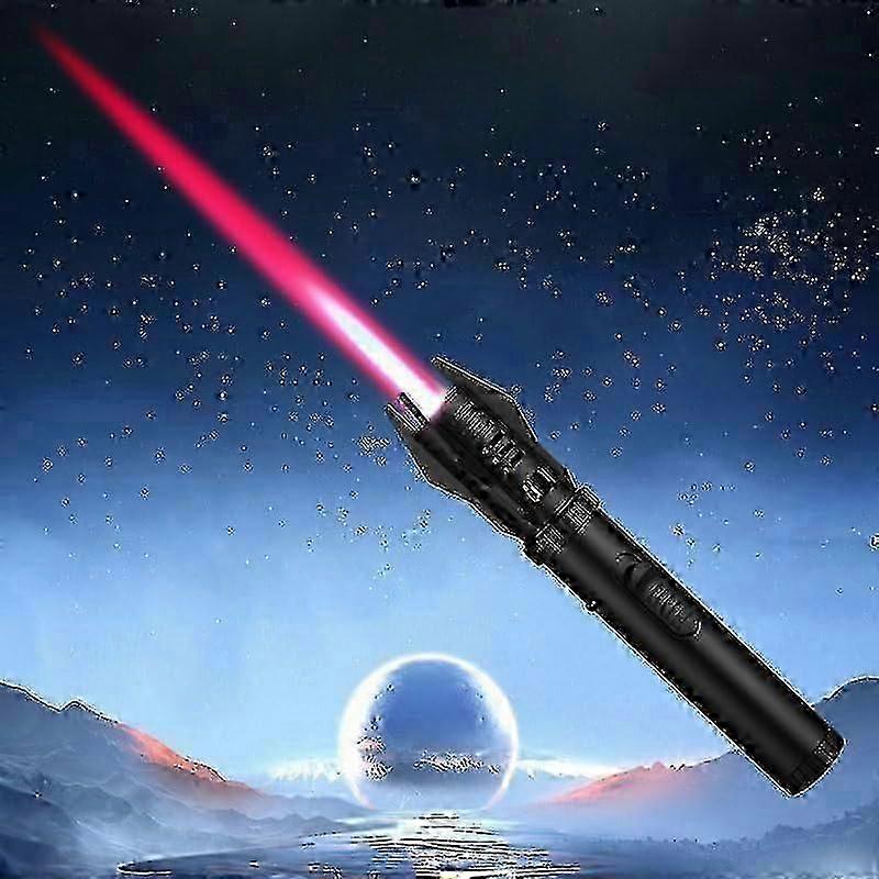 Metal Outdoor Portable Flashlight Lighter Lightsaber Kitchen Cooking Flashlight