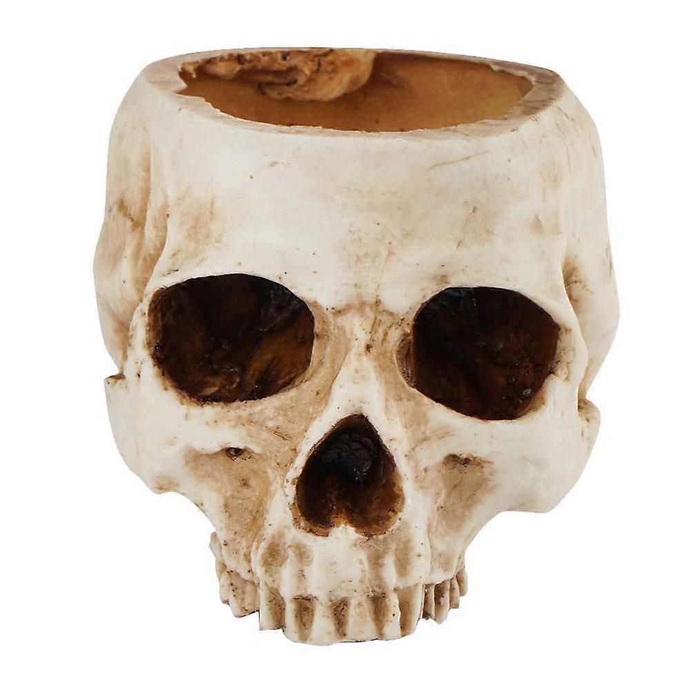 1Pc Unique Halloween Planter Home Decorative Flowerpot Resin Craft Ornament