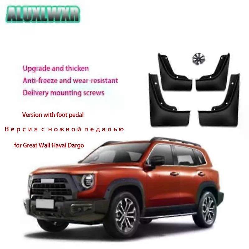 Mudguards Mud Flap Flaps Splash Guards Fender Protector Cover trim for Great Wall Haval Dargo X 2021 2022 2023 Car Accessories