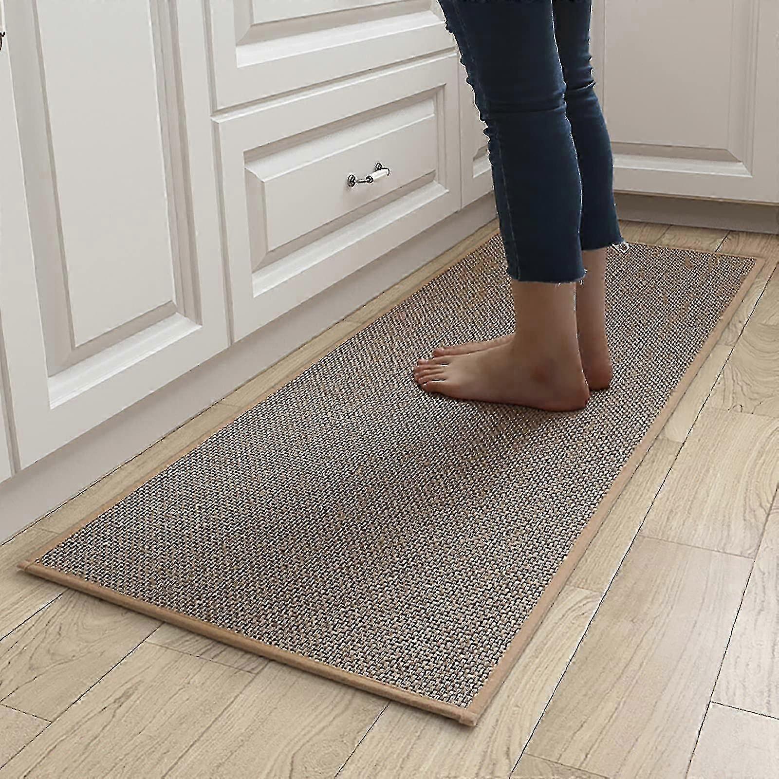 سجادة مطبخ مقاومة للماء غير قابلة للانزلاق ، سجادة أرضية قابلة للغسل لديكور المنزل ، مضادة للتعب