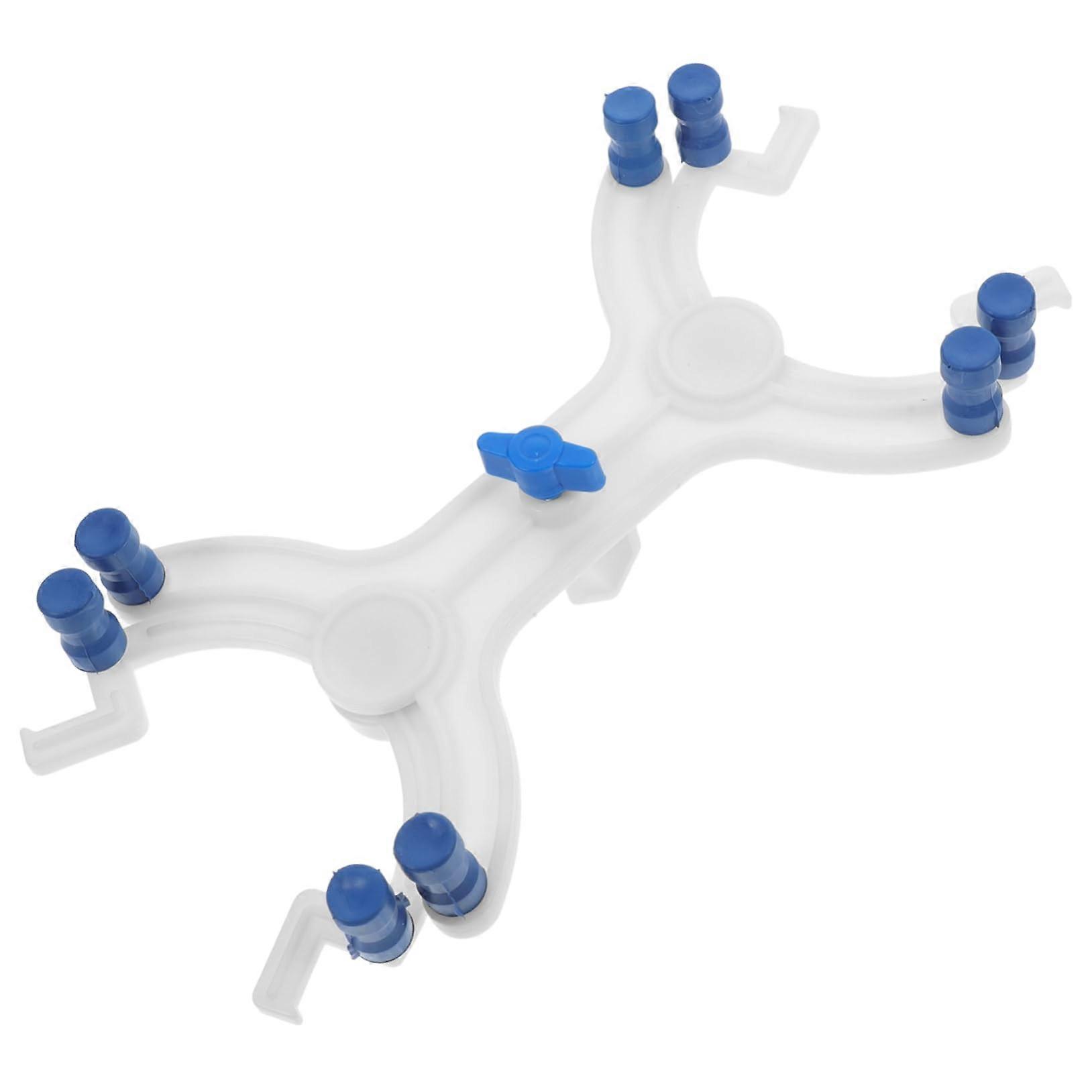 Titration Clamp For School Experiments, Adjustable Nylon White, Lab Clip For Tubes