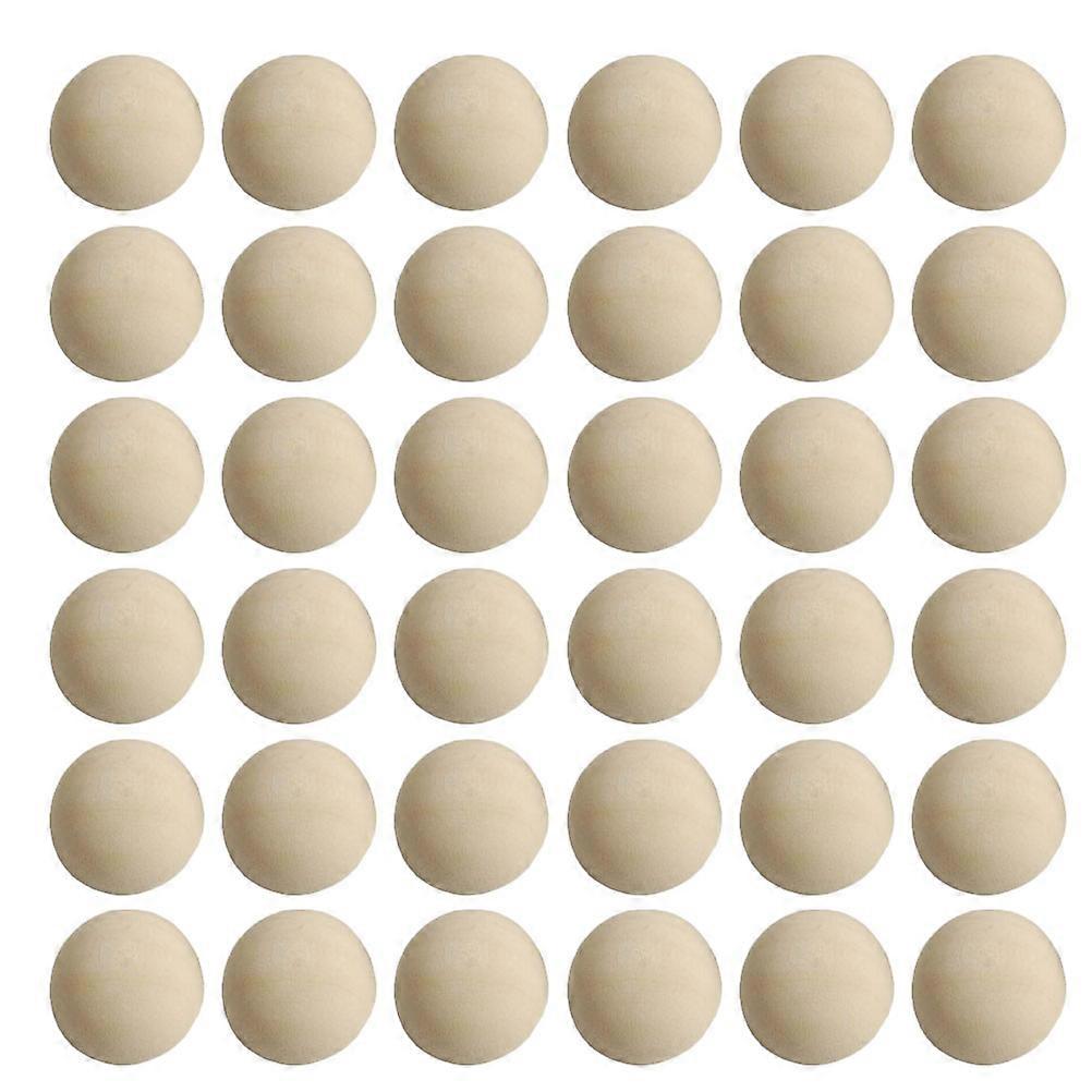 Creative Wood Balls, Solid Base for Paintable and Decorative Crafts