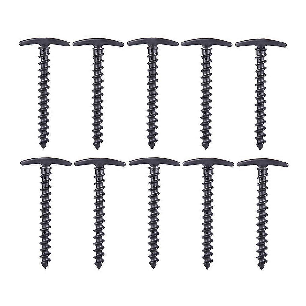 20 Pack Heavy Duty Nylon Spiral Tent Anchors & Ground Pegs for Outdoor Camping, Gazebo, Canopy & Garden Structures – Ideal for Snow, Mud & Tough