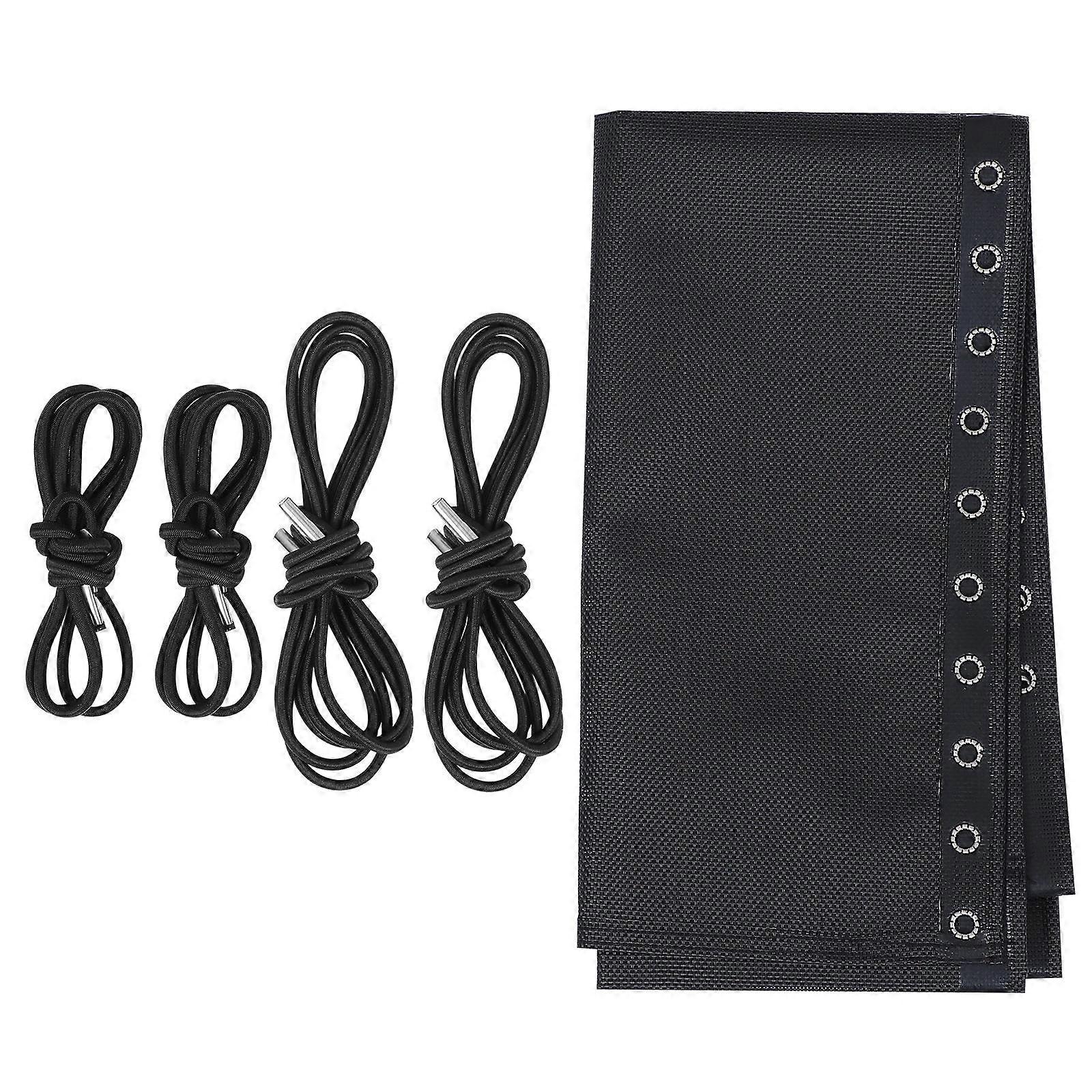 Deck Chair Replacement Fabric Kit with Elastic Bungee Cord for Lounge and Recliner Chairs – Outdoor and Indoor Use Material