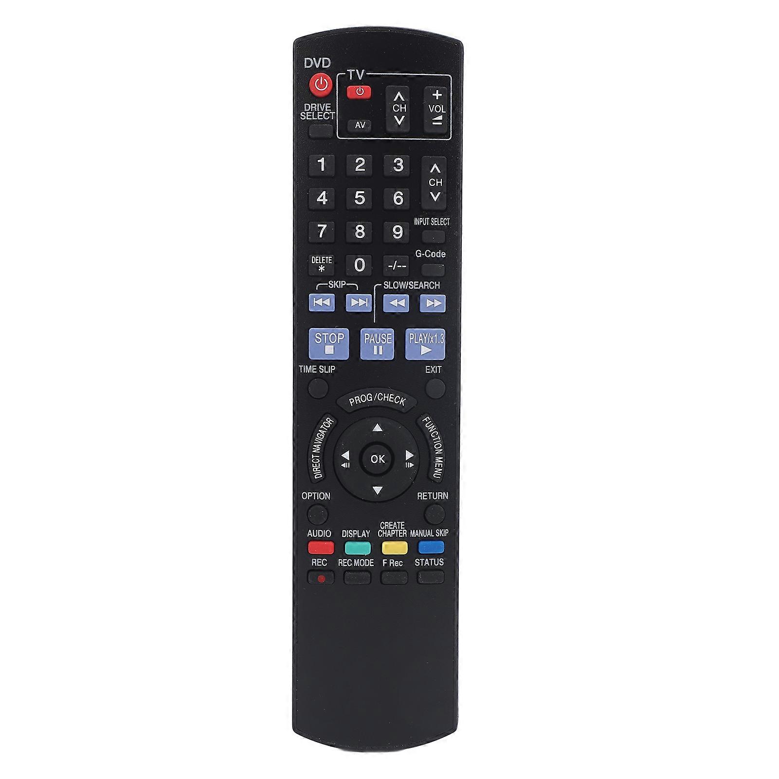 Replacement DVD Recorder Remote Control N2QAYB000133 for DMR-EH57 EX77 EH58 EH68