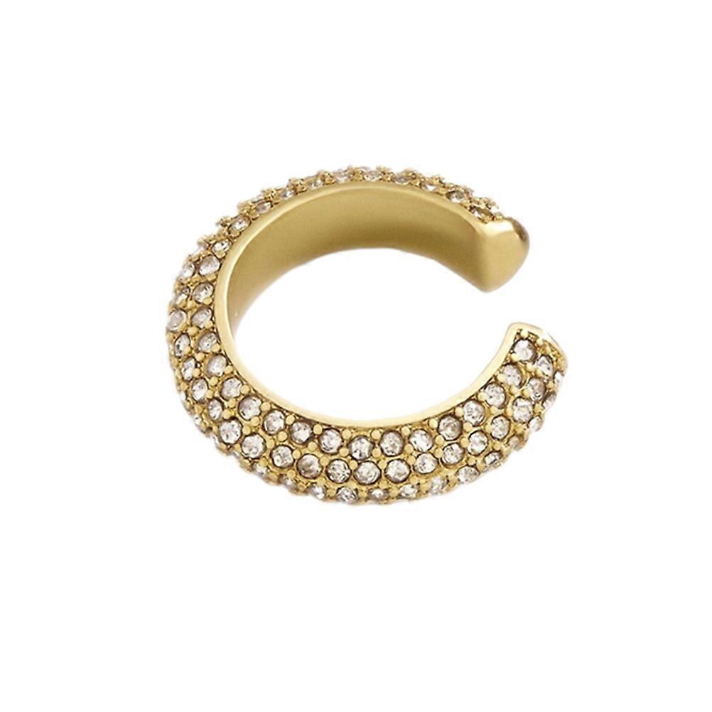 Fashionable Ear Jewelry Rhinestone Earrings Women Daily Wedding 1.8*1.8cm 2Set
