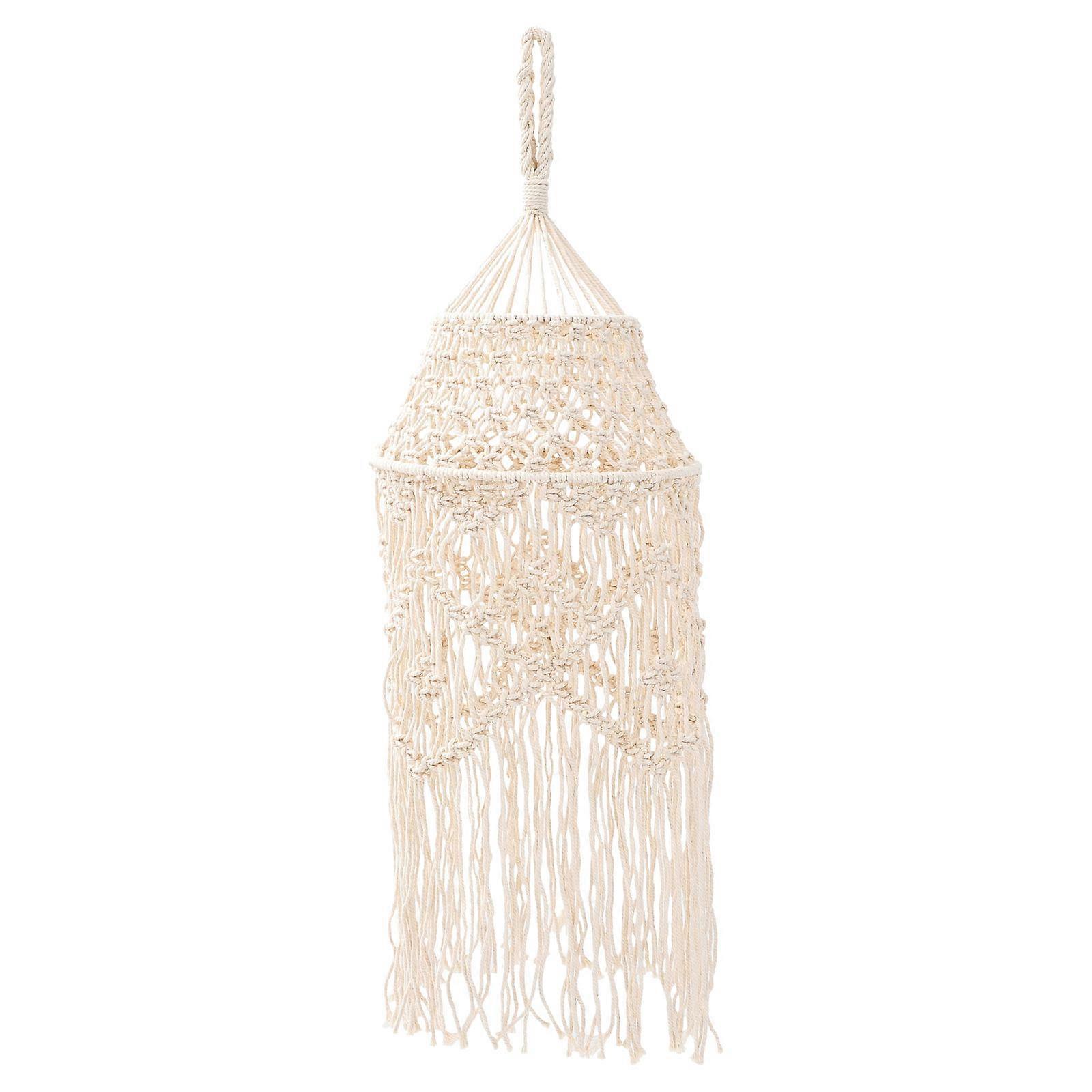 Woven Tassel Lampshade Crafted Lamp Shade Wedding Warm Atmosphere Creation 1Pack