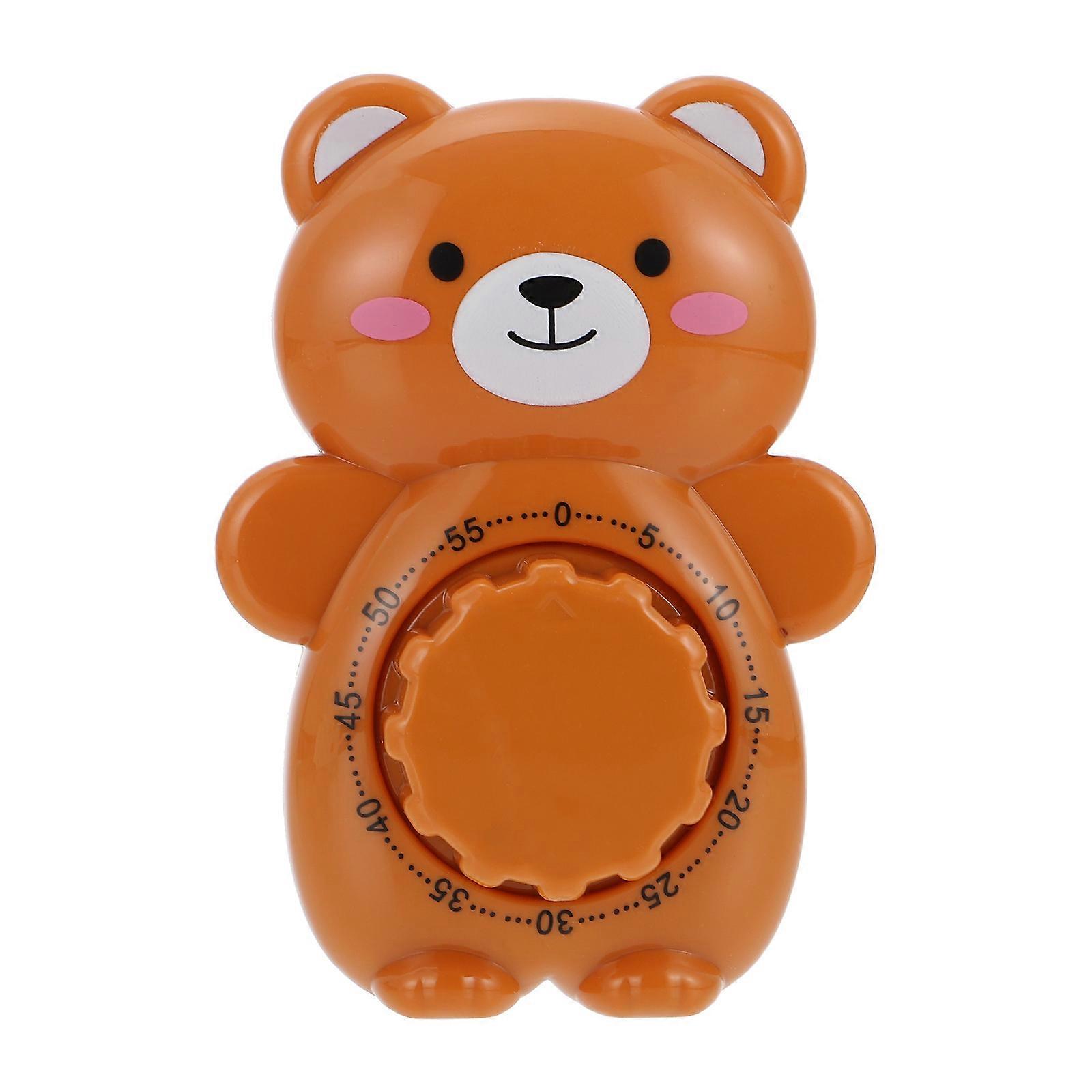 Timer For Kitchen Mechanical Time Reminder Cooking Alarm Counter Practical Design Brown 1Set