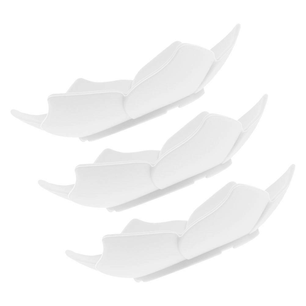 3pcs Lotus Flower Soap Dish, Non Slip Flexible Silicone Tray with Drainage for Bathroom & Shower, Elegant Organizer for Soap & Sponge Storage