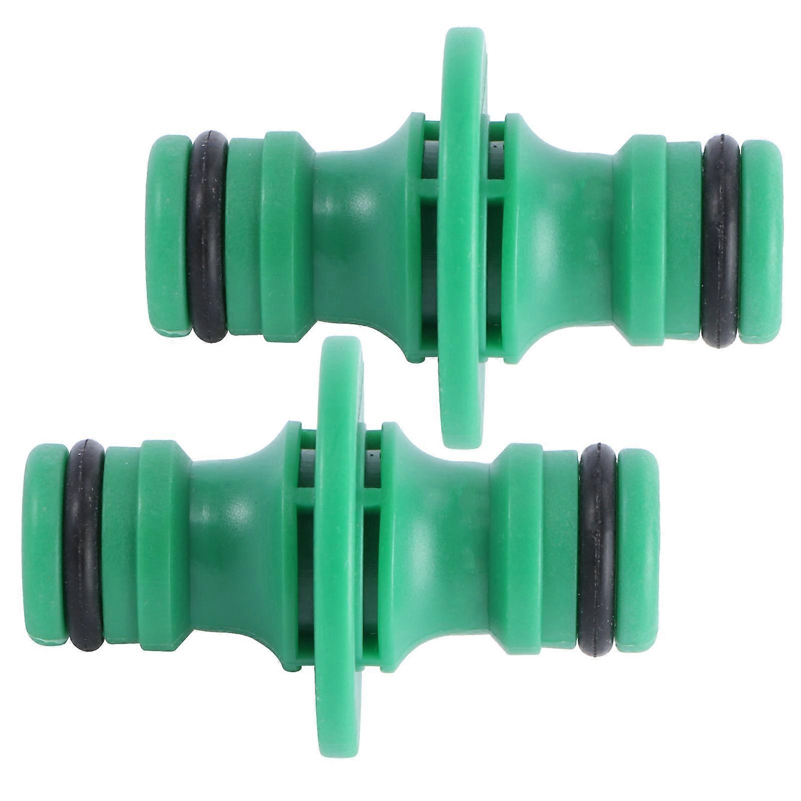 Plastic Hose Barb Fittings Ounona Nipples Joints Adapter For Agriculture 1.9 X 0.6 X 0.6Inch 2Pack