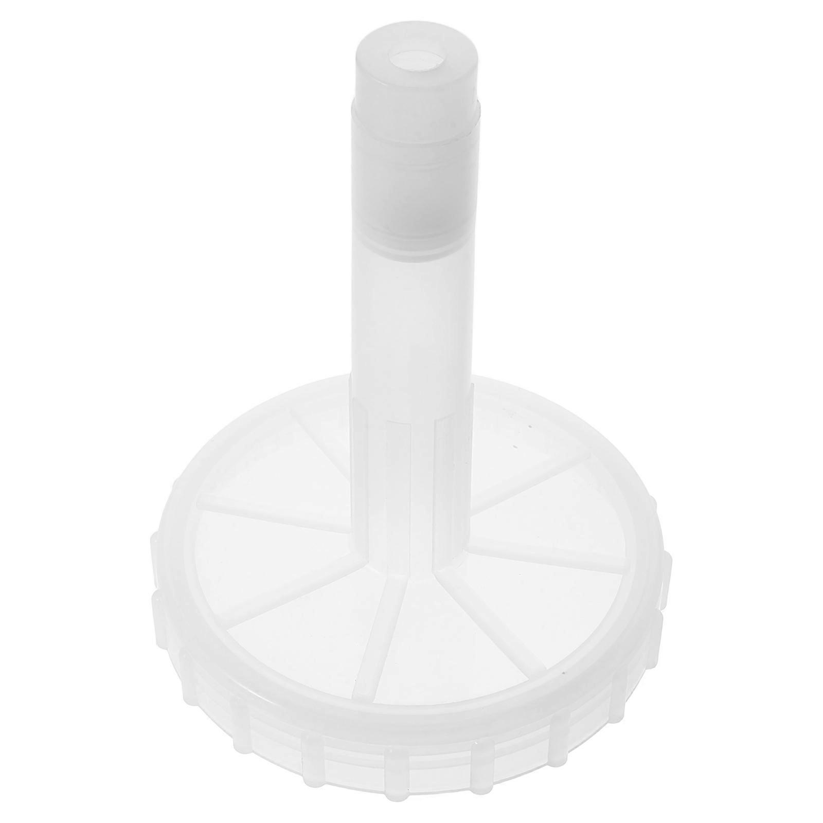 Smoothie Maker Feeder Head Grinding Machine Accessories For Commercial Use Plastic Funnel Shaped Ingredient Flow Control 1Pcs 6 3X5 0X5 0in