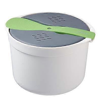 Rice Cooker Microwave 2L Capacity With Rice Scoop And Filter Lid