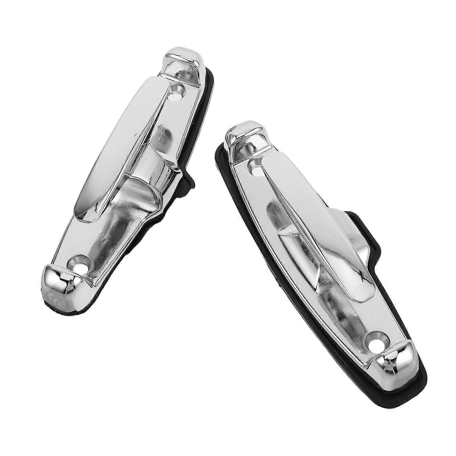 Car Tow Hook Vehicle Modification Compact Design Silver 13.50X4.00X3.20CM 2Pack
