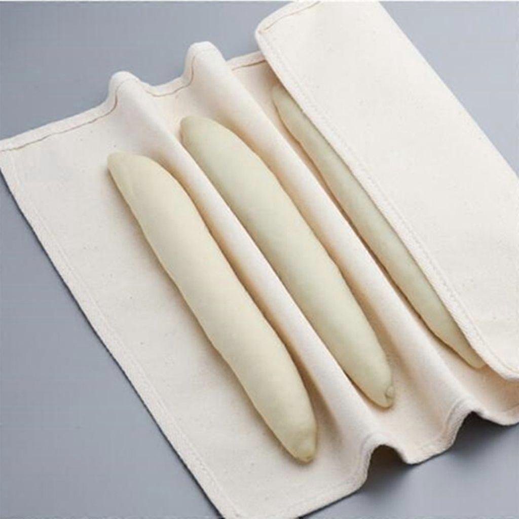 Professional proofing cloth, bakery linen for baguettes and bread dough, 36x 45 cm