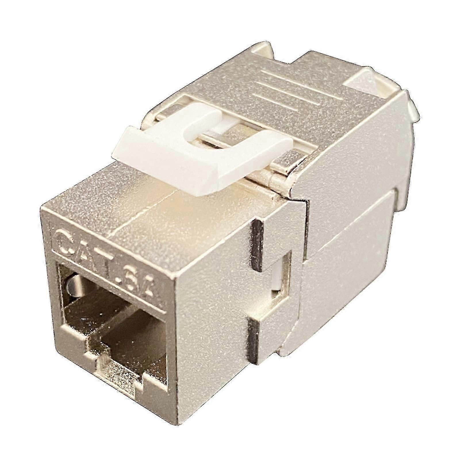 Rj45 Keystone Network Toolless Keystone Jack Module Full Shielded Zinc Alloy