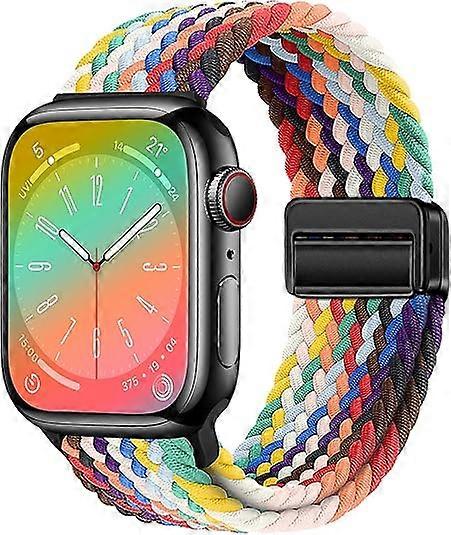 Nylon Sport Loop Band Compatible with Apple Watch Ultra, Soft Braided Magnetic Buckle Band