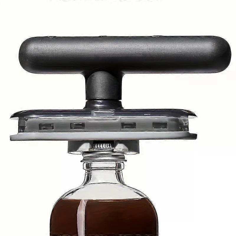 1 قطعة أداة مطبخ متعددة الوظائف EasyOpen - فتاحة جرة يدوية من مادة ABS ، إزالة غطاء بدون عناء ، فتاحة علب محمولة أساسية