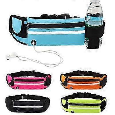 حقيبة حزام رياضي خارجي مقاومة للماء مع شريط عاكس للياقة البدنية والجري وركوب الخيل