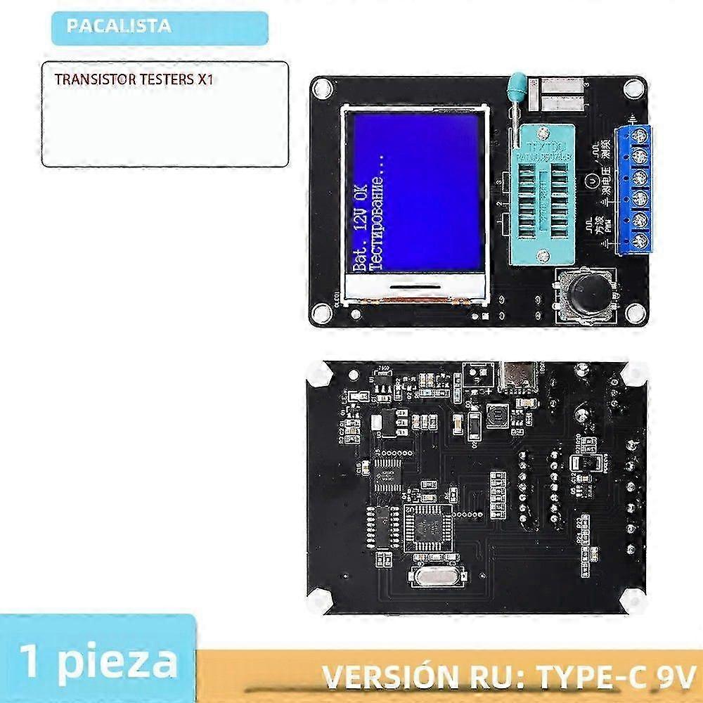 Transistor and Diode Meter with LCD PWM Signal Generator ESR Capacitance Meter Voltage and Frequency Electronic Kit