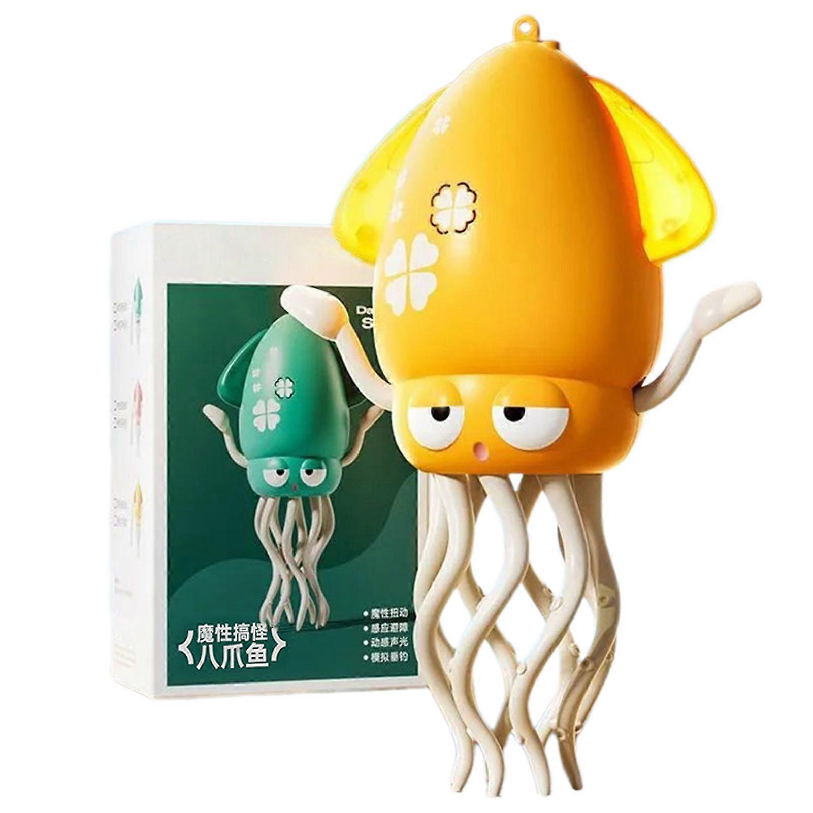 Magics Dancing Octopus Toy Electric Auto Avoid Crawling Toy for Kids Interactive Educational Birthday Gift