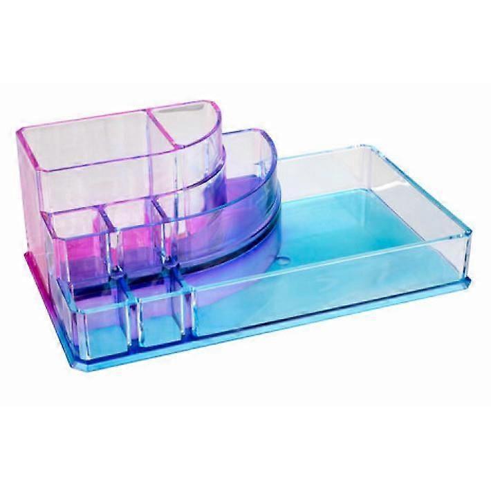 Plastic Make-Up Box with 8 Sections for Vanity - Organiser
