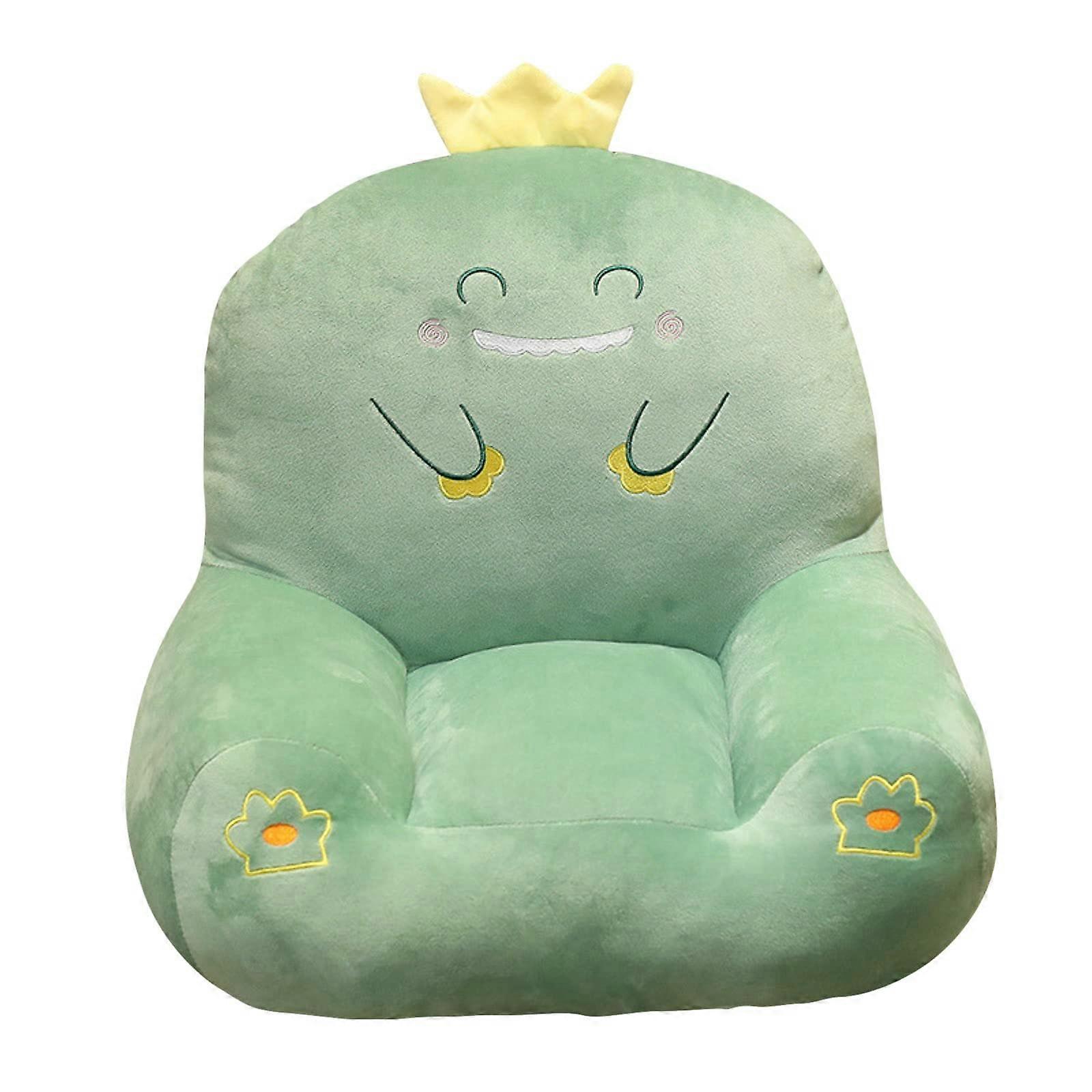 Children's Sofa Double Purpose Folding Seat for Baby - Integrated Cushion Back and Seat, One Size, Soft Material, Compact Design