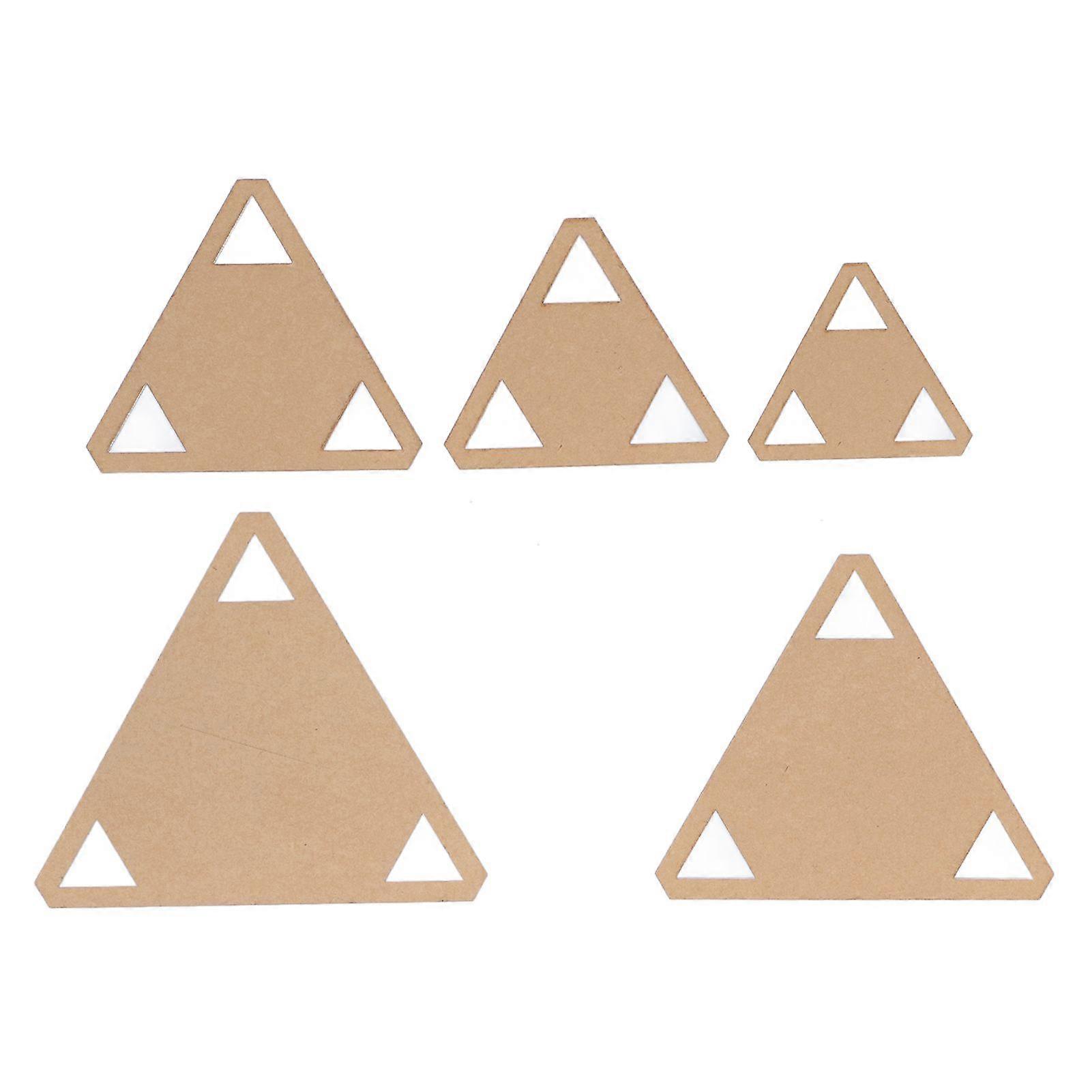 2025 Latest Model  5Pcs Painting Templates Acrylic Triangular Geometric