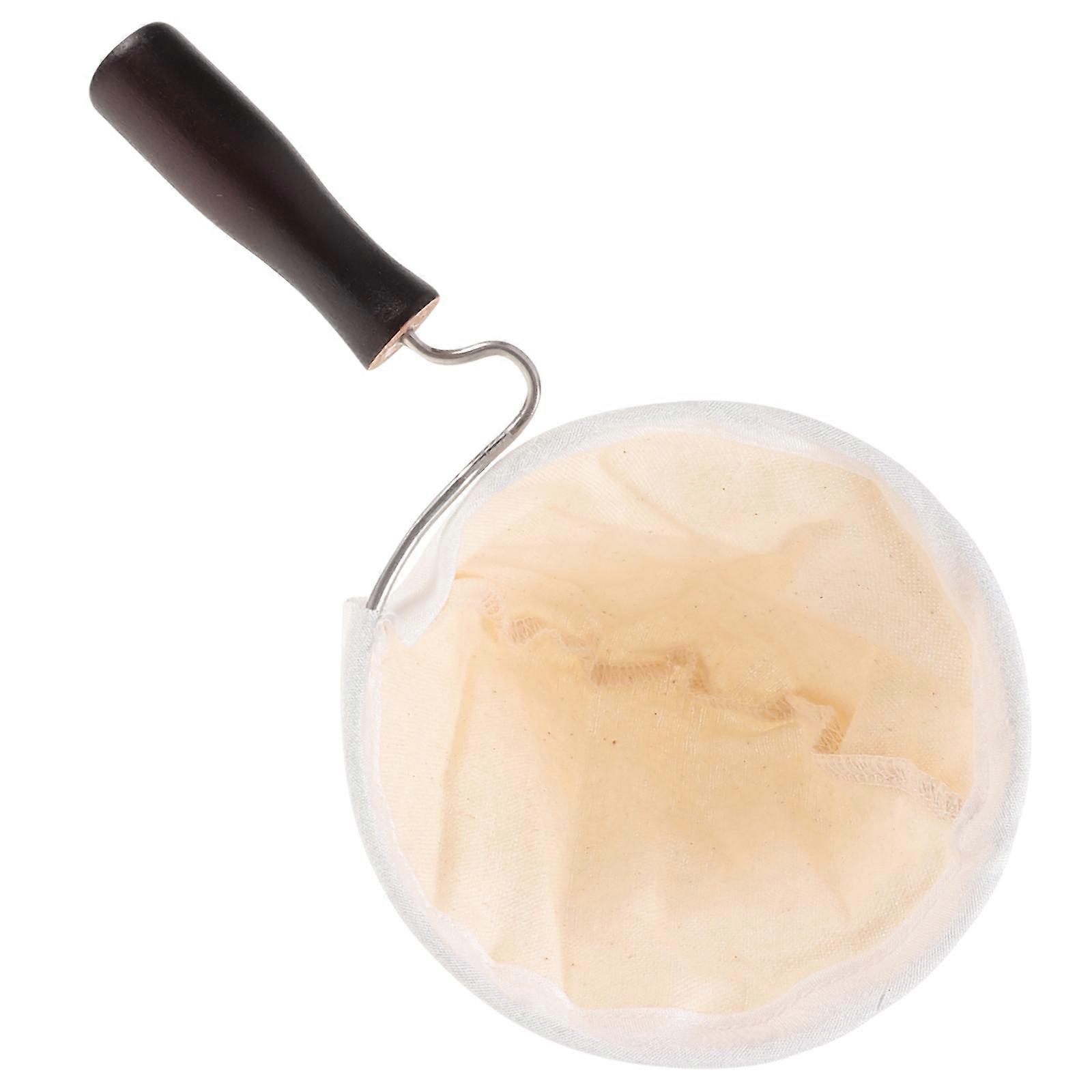 Reusable Coffee Strainer Pouch Multifunctional Filter Bag with Ring for Home & Office Use