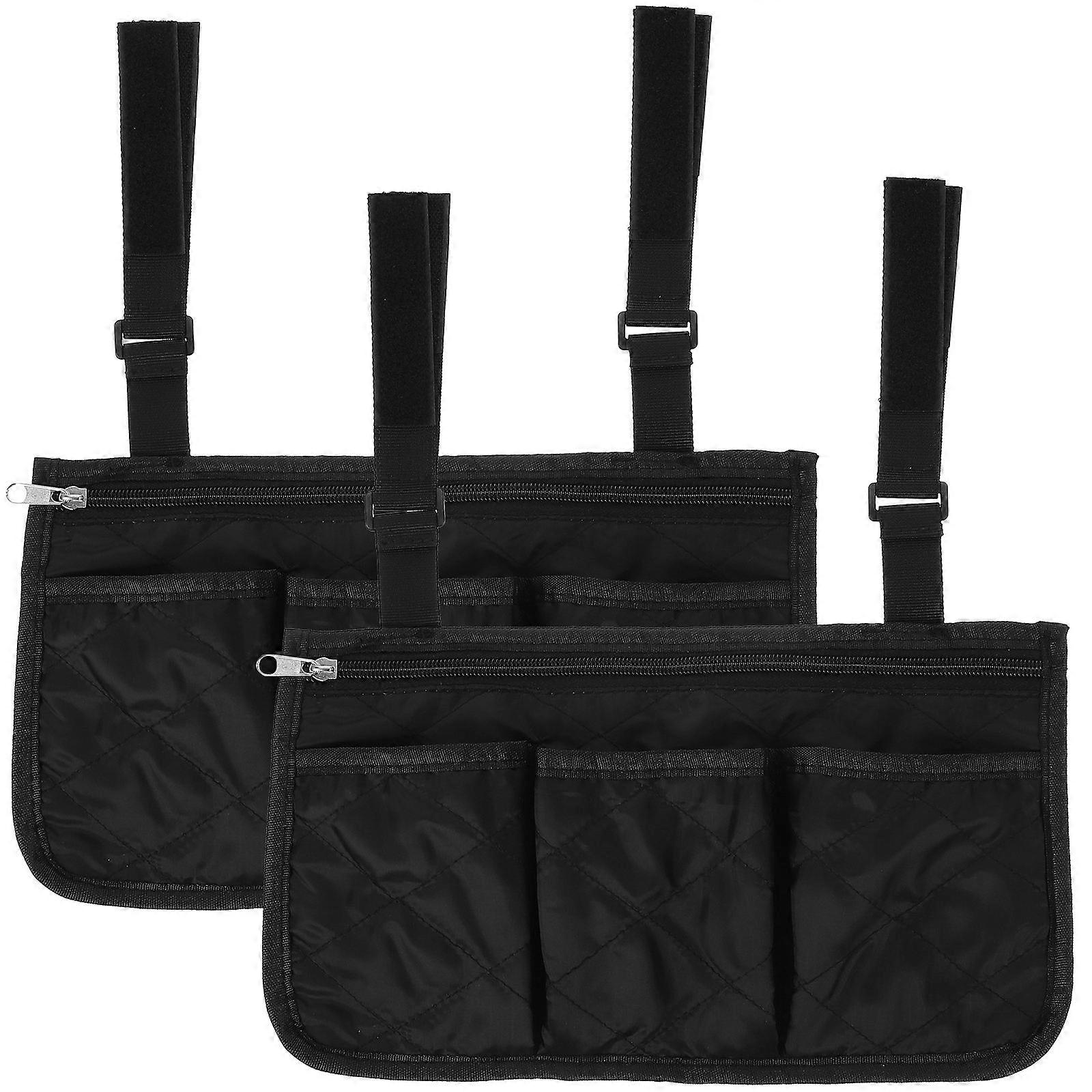 Here's a polished and professional product description for your **2pcs Wheelchair Side Hanging Bag**:
**2pcs Wheelchair Side Hanging Bags –