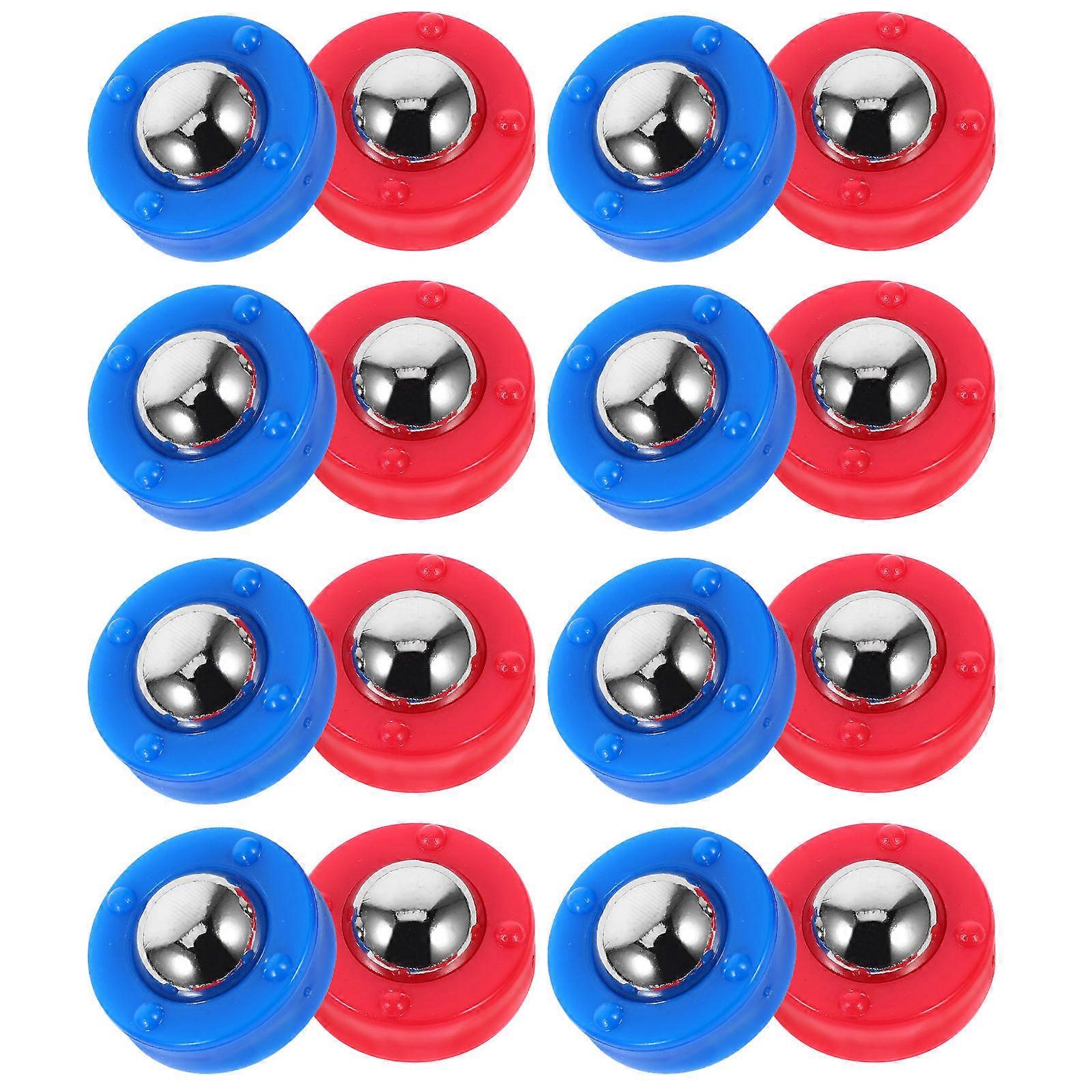 40pcs Tabletop Shuffleboard Rolling Beads – Steel & Plastic Rollers Replacement for Board Game Accessories, Smooth Sliding Mini Pucks for Family Fun