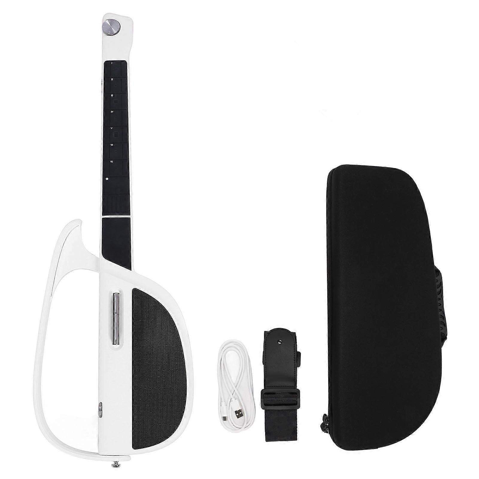 Saitenlose faltbare Gitarre C1 - Begleitautomatik, reisebereit, weiß